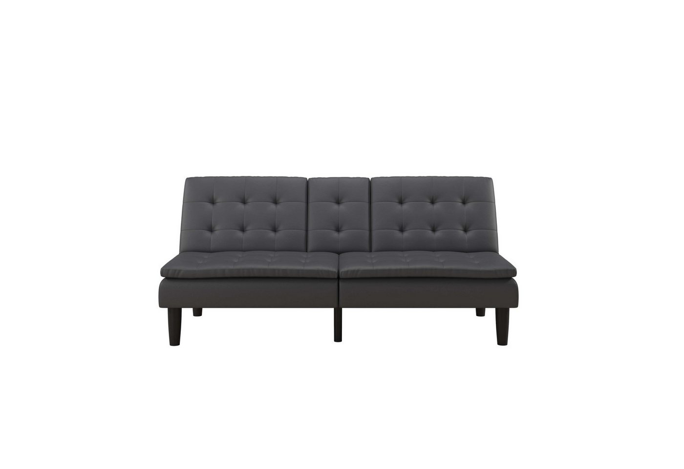 Dorel Home Schlafsofa MAINE, Kinosofa mit Relax- und Bettfunktion, 2 Getränkehalter, Liegefläche 190 x 110 cm, Webstoff und Kunstleder – Bild 2 von 5
