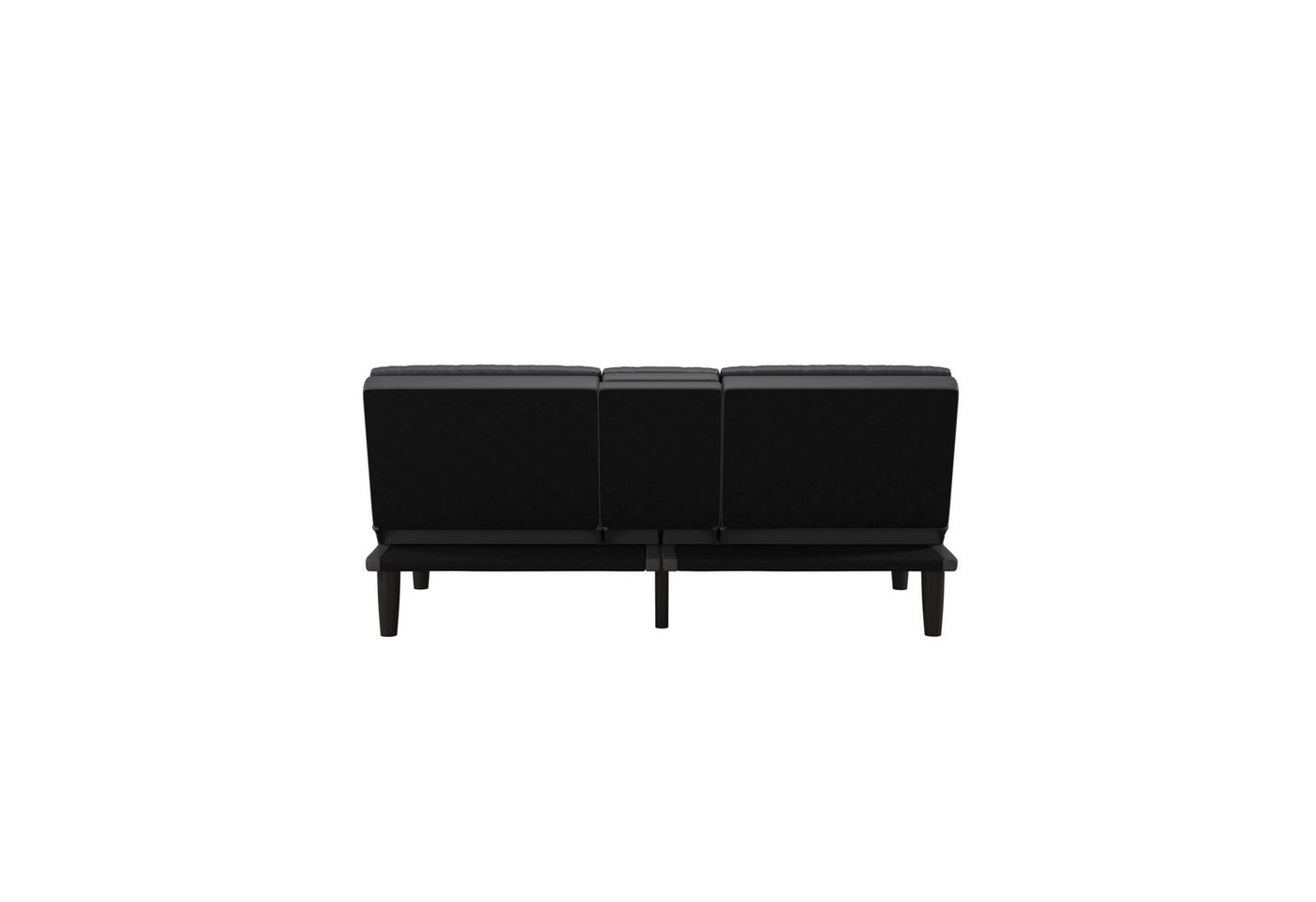 Dorel Home Schlafsofa MAINE, Kinosofa mit Relax- und Bettfunktion, 2 Getränkehalter, Liegefläche 190 x 110 cm, Webstoff und Kunstleder – Bild 5 von 5