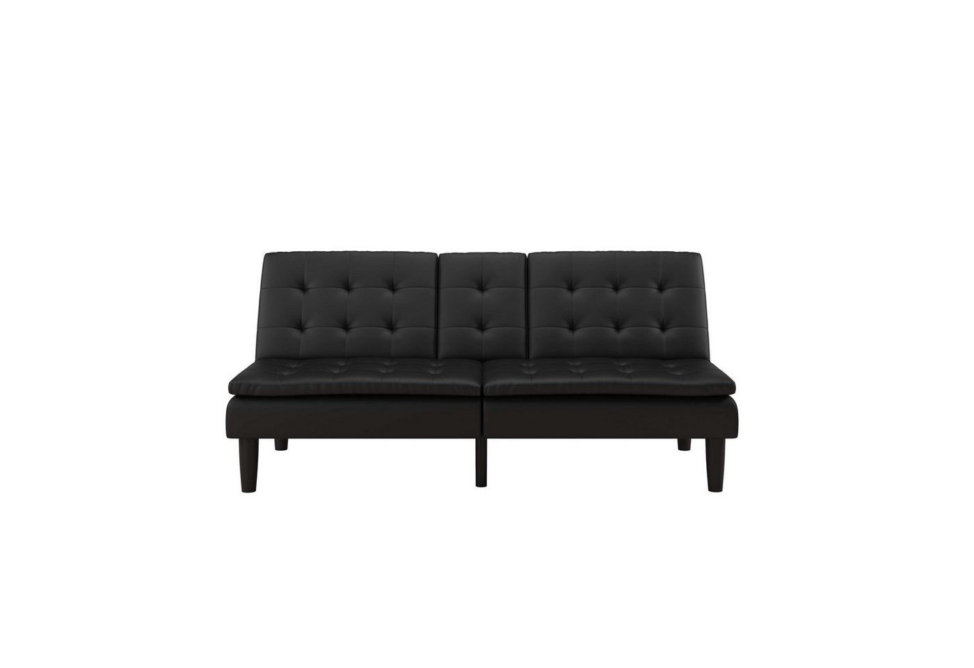 Dorel Home Schlafsofa MAINE, Kinosofa mit Relax- und Bettfunktion, 2 Getränkehalter, Liegefläche 190 x 110 cm, Webstoff und Kunstleder – Bild 2 von 5