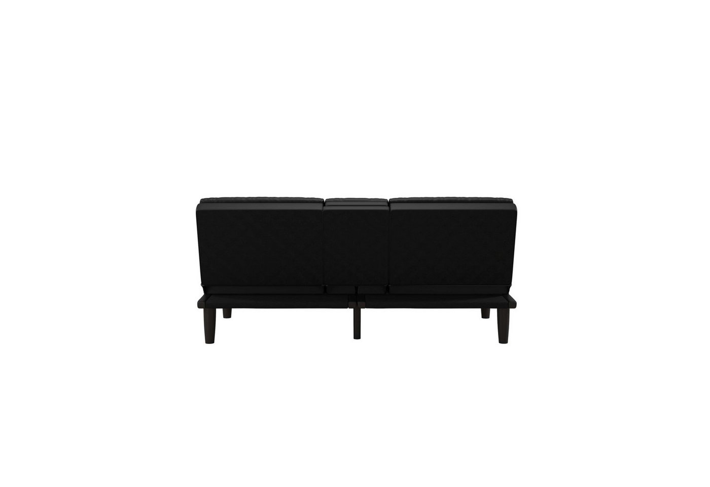 Dorel Home Schlafsofa MAINE, Kinosofa mit Relax- und Bettfunktion, 2 Getränkehalter, Liegefläche 190 x 110 cm, Webstoff und Kunstleder – Bild 5 von 5