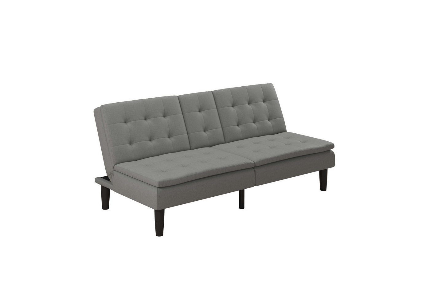 Dorel Home Schlafsofa MAINE, Kinosofa mit Relax- und Bettfunktion, 2 Getränkehalter, Liegefläche 190 x 110 cm, Webstoff und Kunstleder – Bild 4 von 5