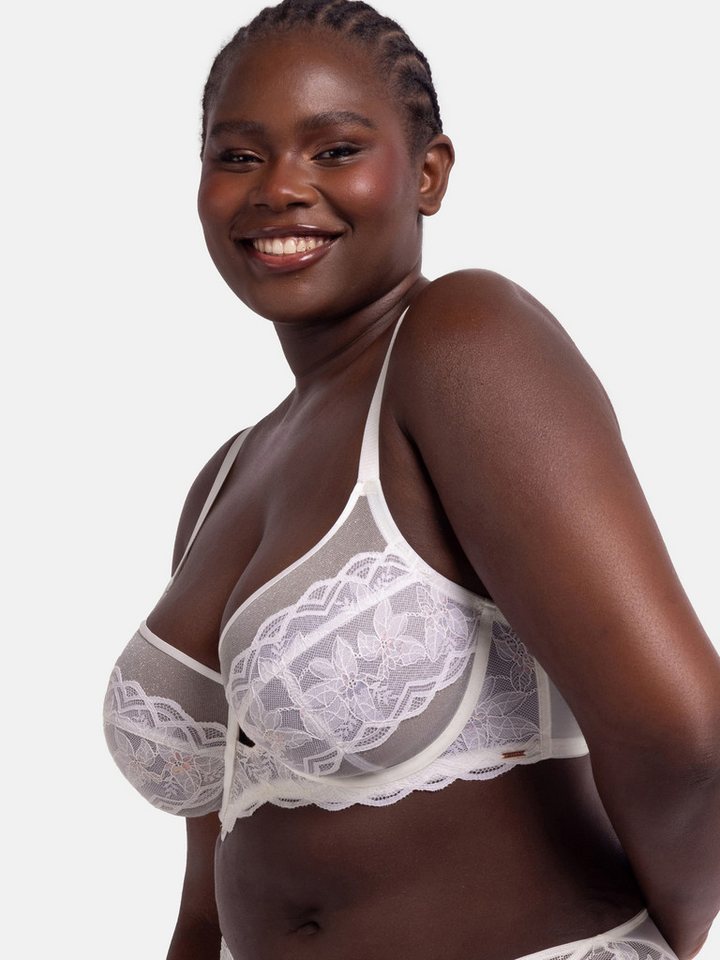 Dorina Bügel-BH Lorelei Curves, schimmerndes Netz mit Spitzendetails – Bild 5 von 5