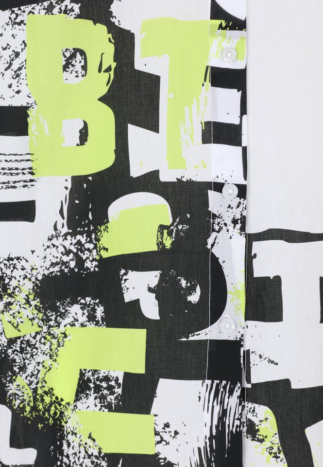 Doris Streich Langarmbluse mit Buchstabenprint Print – Bild 3 von 3