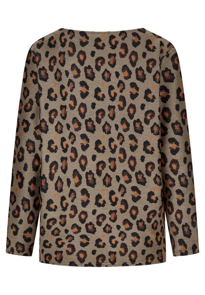 Doris Streich Sweatshirt mit Leo-Print aus Wirkware – Bild 2 von 3