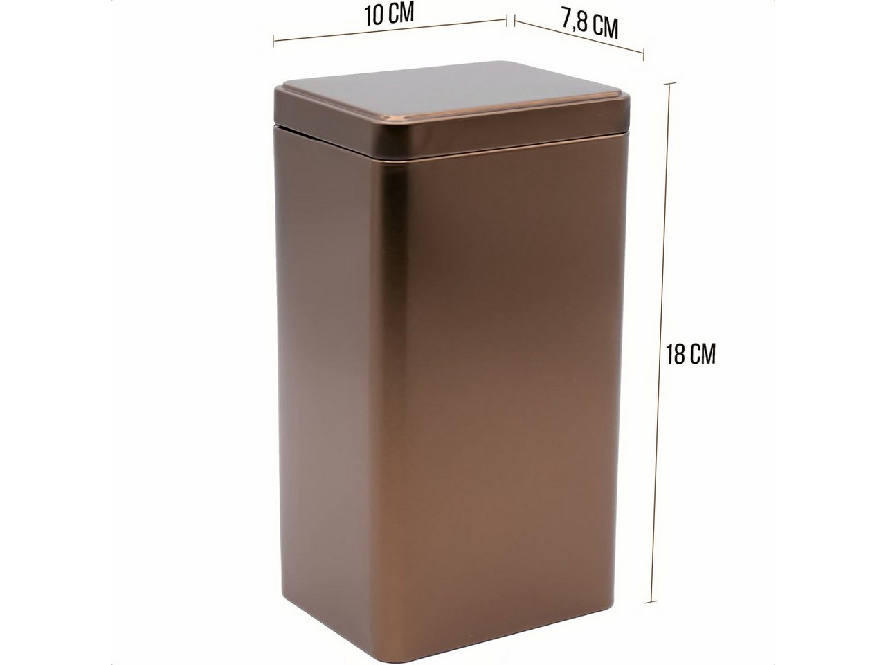 DOSENRITTER Vorratsdose EBO, (3er-Set), Aromadicht, Stapelbar aus Metall – Bild 2 von 5