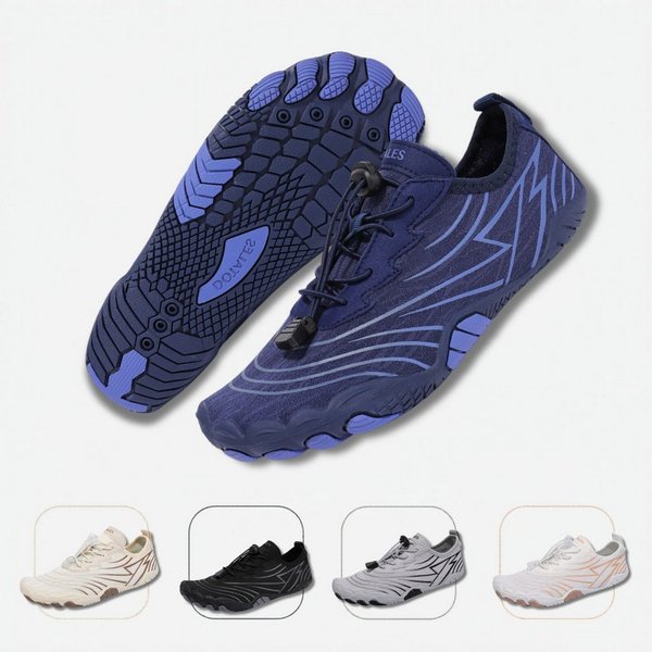 DOTALES Flowstep Barfußschuhe Damen & Herren, Flowstep Barfußschuhe Barfußschuh Das Original-Barfuß Sneaker, Minimalschuhe, Schnellverschluss
