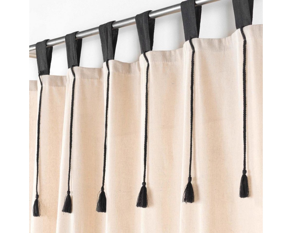 Douceur d'intérieur Vorhang Vorhang mit Schlaufen FILINE, Polycotton, 140 x 240 cm (1 St), modern – Bild 3 von 4