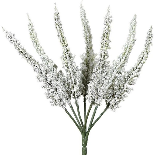 Kunstblume Kunstblume, Erika, Erikabusch, Heidekraut. ca. 21 cm cream, weiß WEISS, DPI