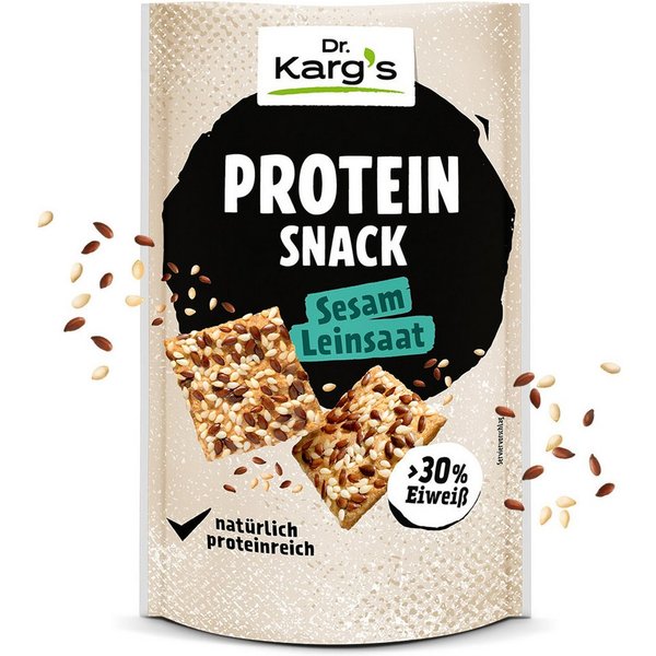 Dr. Kargs Brot, Dr. Kargs Protein Sesam Leinsaat knusperdünner Protein Snack 85g