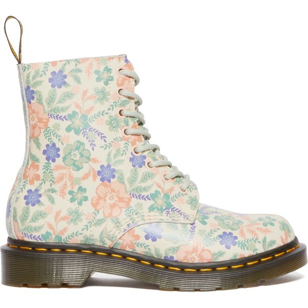 DR. MARTENS 1460 Pascal Schnürboots, Boots mit Blumenprint