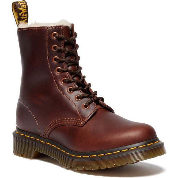 DR. MARTENS 1460 Serena Schnürboots Chunky Boots, Plateau Schuh, Boots mit Warmfutterausstattung