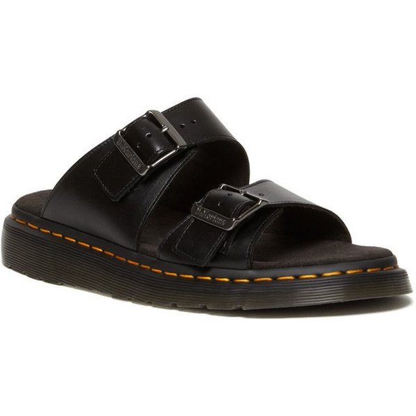 DR. MARTENS Josef Pantolette Sommerschuh, Schlupfschuh mit Logoprägung an den Schnallen, Slide