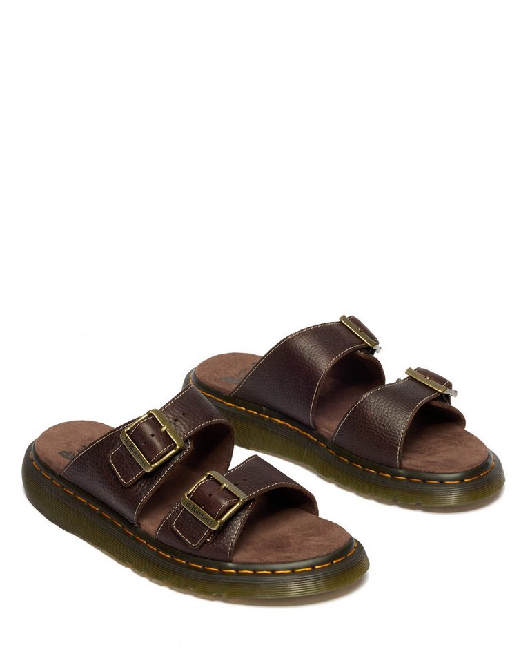 DR. MARTENS Josef Pantolette Sommerschuh, Schlupfschuh mit Logoprägung an den Schnallen, Slide – Bild 3 von 5