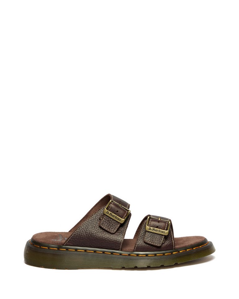 DR. MARTENS Josef Pantolette Sommerschuh, Schlupfschuh mit Logoprägung an den Schnallen, Slide – Bild 4 von 5