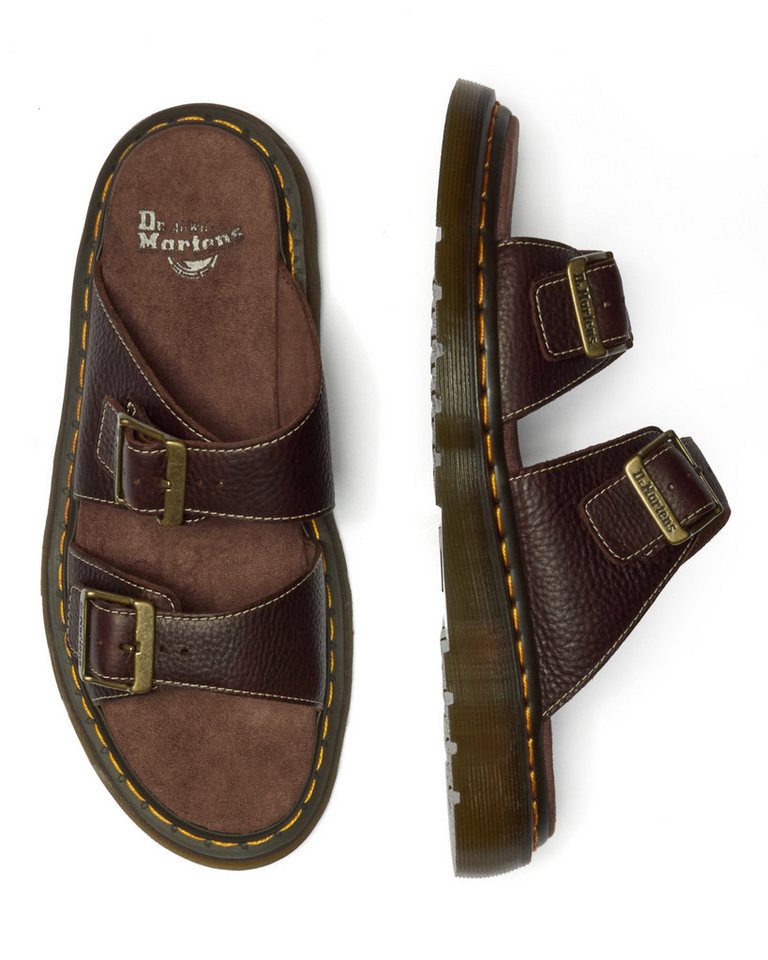 DR. MARTENS Josef Pantolette Sommerschuh, Schlupfschuh mit Logoprägung an den Schnallen, Slide – Bild 5 von 5