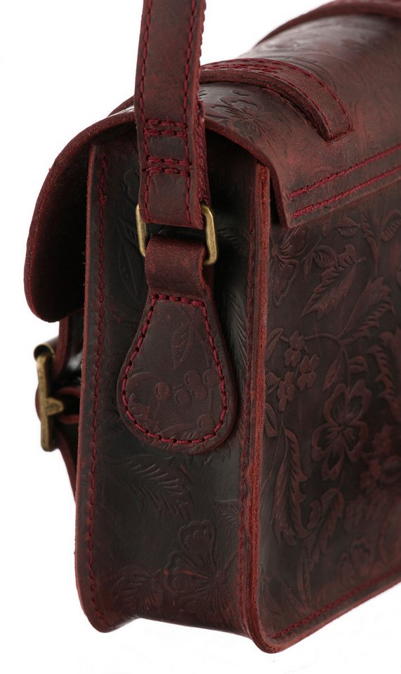 DR. MARTENS Umhängetasche (Set, Abnehmbarer Schlüsselanhänger), Damen Schultertasche mit Aufnähern und Nieten aufwendig verziert – Bild 3 von 4