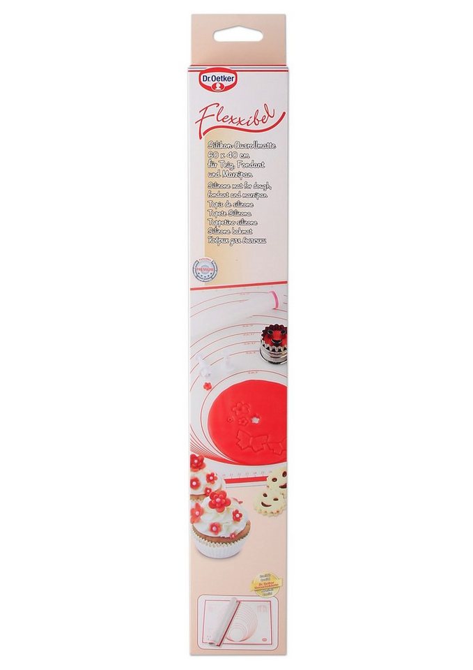 Dr. Oetker Küchenhelfer Ausrollmatte, Silikon (1-tlg), aus Silikon – Bild 3 von 4