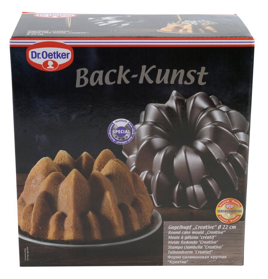 Dr. Oetker Küchenhelfer Gugelhupfform Creative, (1-tlg), Gugelhupfform, Backform Creative, +230°, Antihaftbeschichtung – Bild 5 von 5