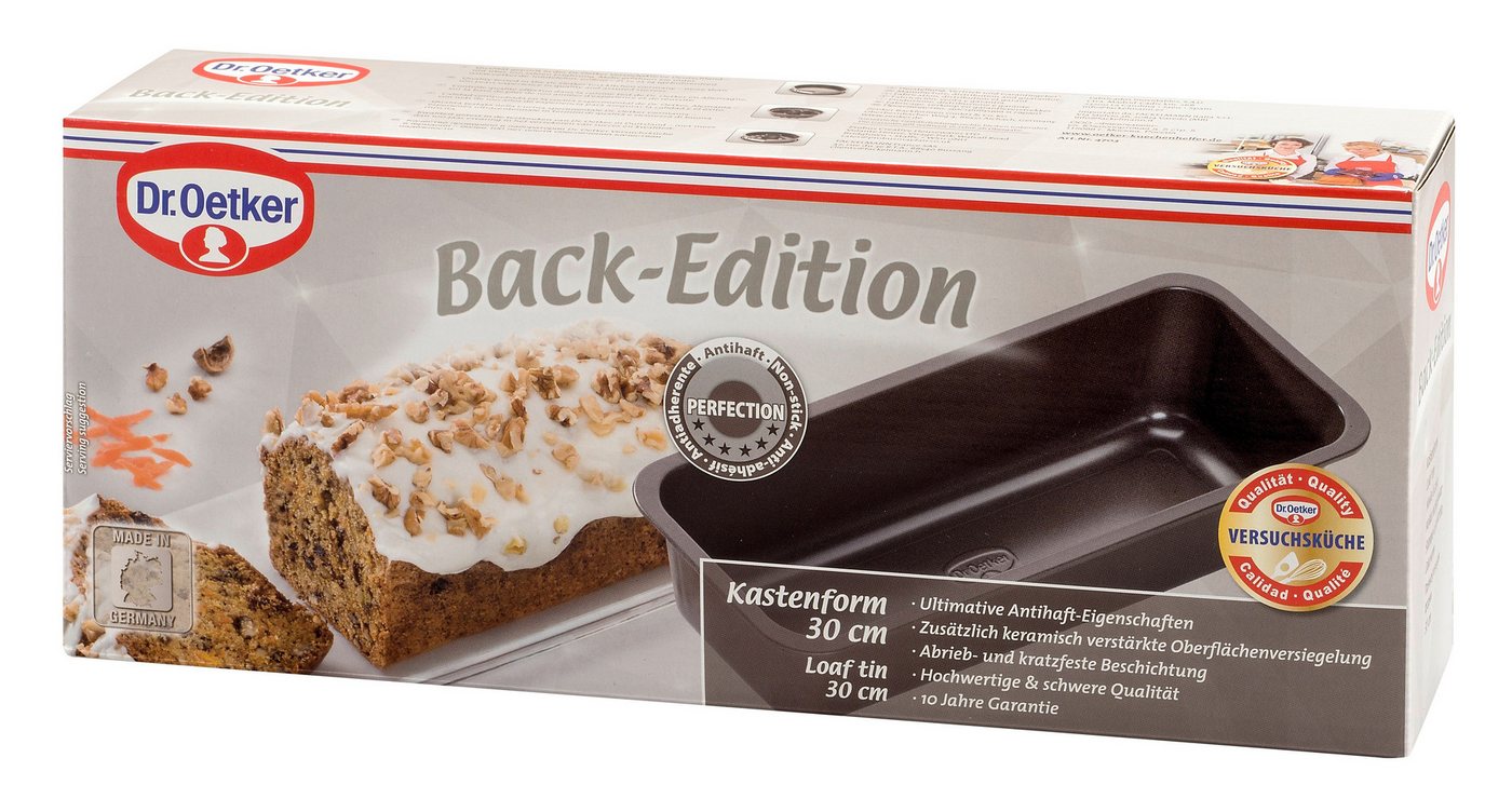 Dr. Oetker Küchenhelfer Kastenform Back-Edition, für Brot und Backkreationen, mit Antihaft-Beschichtung, hitzebeständig bis 230°C – Bild 3 von 3