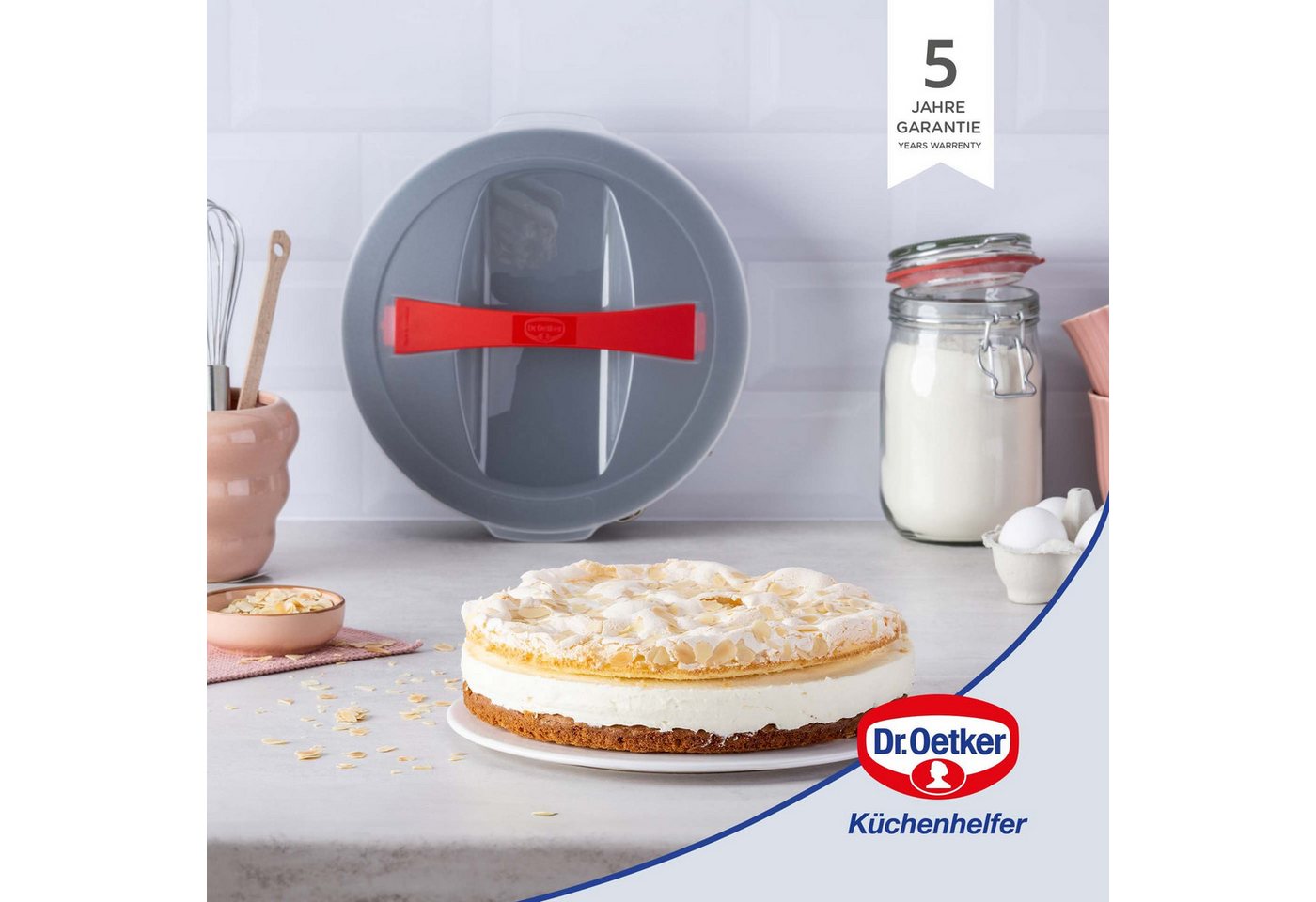 Dr. Oetker Küchenhelfer Springform Springform mit Transporthaube – Bild 2 von 5
