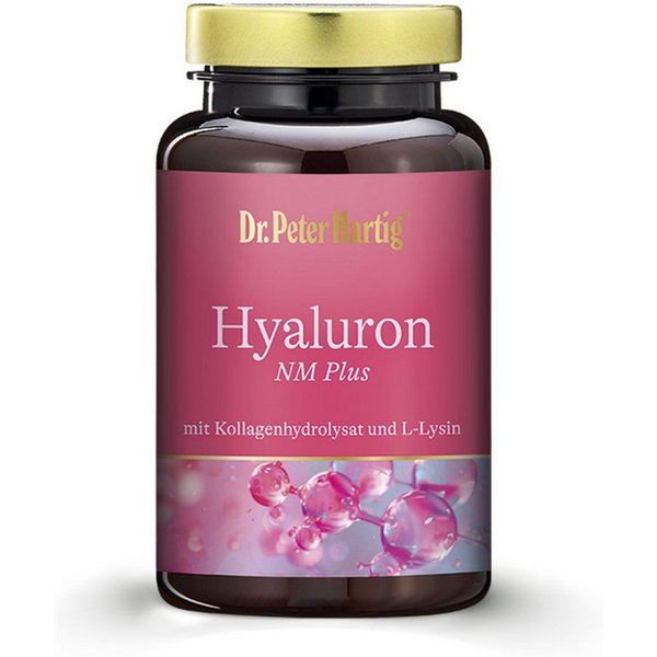 Dr. Peter Hartig Hyaluron NM, für strahlend schöne Haut, Kollagen, Biotin, Vitamin A, Kapseln, 60 Kapseln, 60-Tages-Vorrat, à 30 g