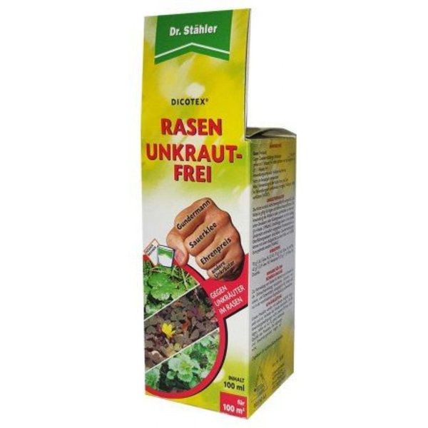 Dr. Stähler Unkrautbekämpfungsmittel Dicotex Rasen Unkraut-Frei, 100 ml