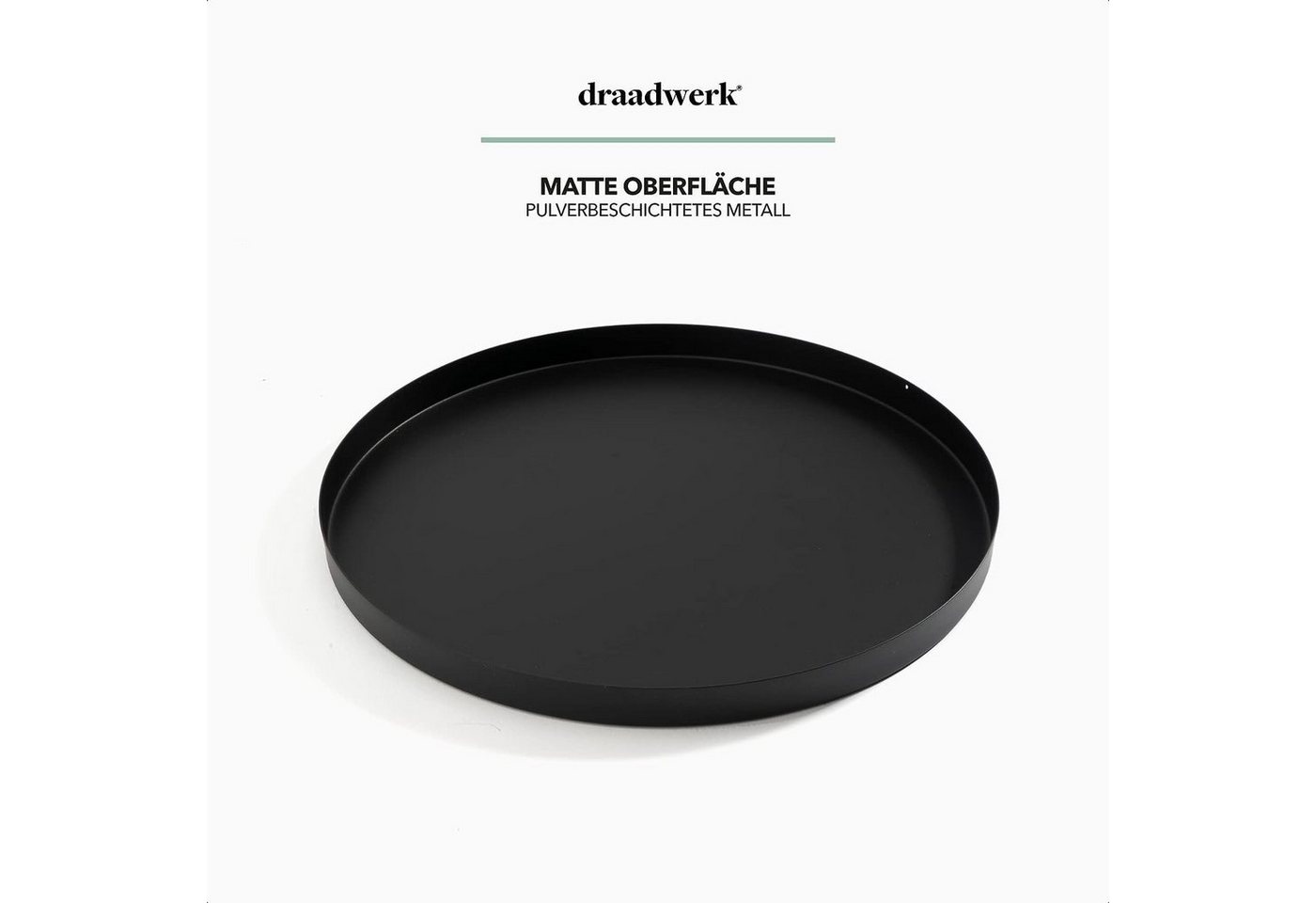 draadwerk® Dekotablett Deko Tablett, Serviertablett aus Metall – Bild 3 von 5