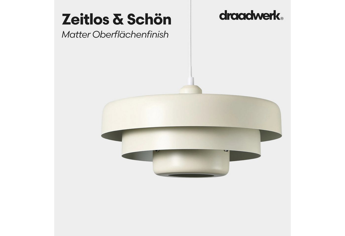 draadwerk® Hängeleuchte Hängeleuchte Metall Rund – Bild 4 von 4