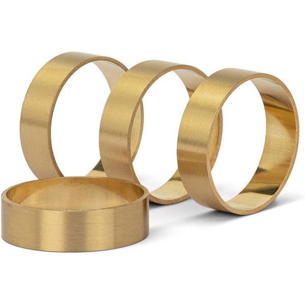 draadwerk® Serviettenring Serviettenringe 4er/8er Set, Aus echtem Messing, (4-tlg)