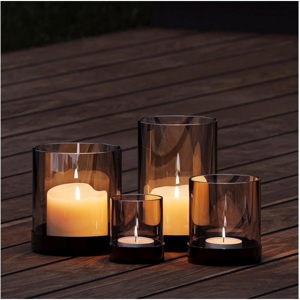 draadwerk® Teelichthalter Kerzenhalter, 4er Set Tischdeko Windlichter, Teelichtgläser (4 St)
