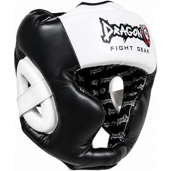 DragonDo Kopfschutz mit Wangenschutz – Professioneller Sparring Helm für Kickboxen, Muay