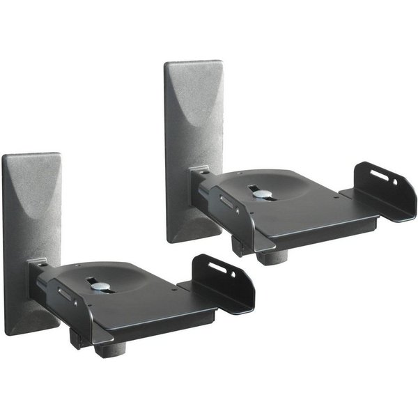 Drall Instruments Lautsprecher-Wandhalterung BH5BK, (2-tlg., Universal Lautsprecher Halterung schwenkbar neigbar drehbar bis 12 kg)