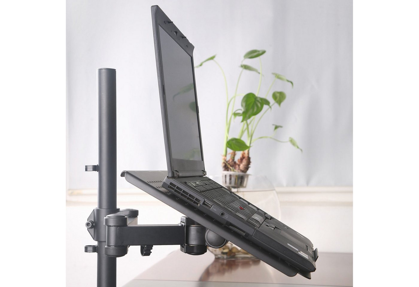 Drall Instruments Monitor-Halterung LT10B, (1-tlg., Tischhalterung für Laptop Notebook Tablet Ständer Laptopständer Halter) – Bild 3 von 5