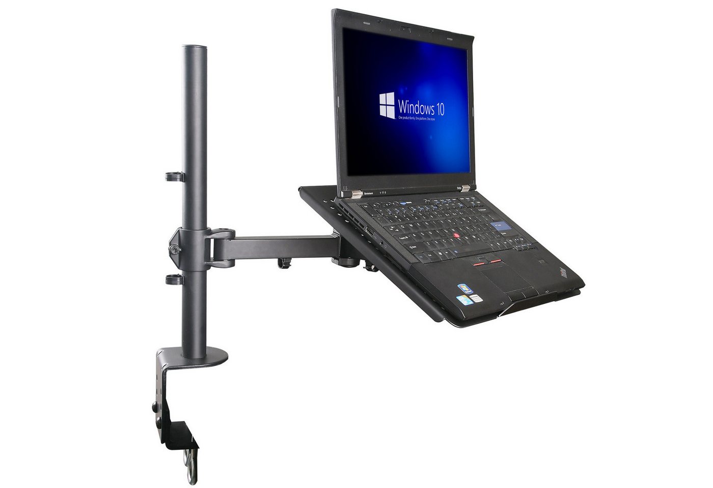 Drall Instruments Monitor-Halterung LT10B, (1-tlg., Tischhalterung für Laptop Notebook Tablet Ständer Laptopständer Halter) – Bild 4 von 5