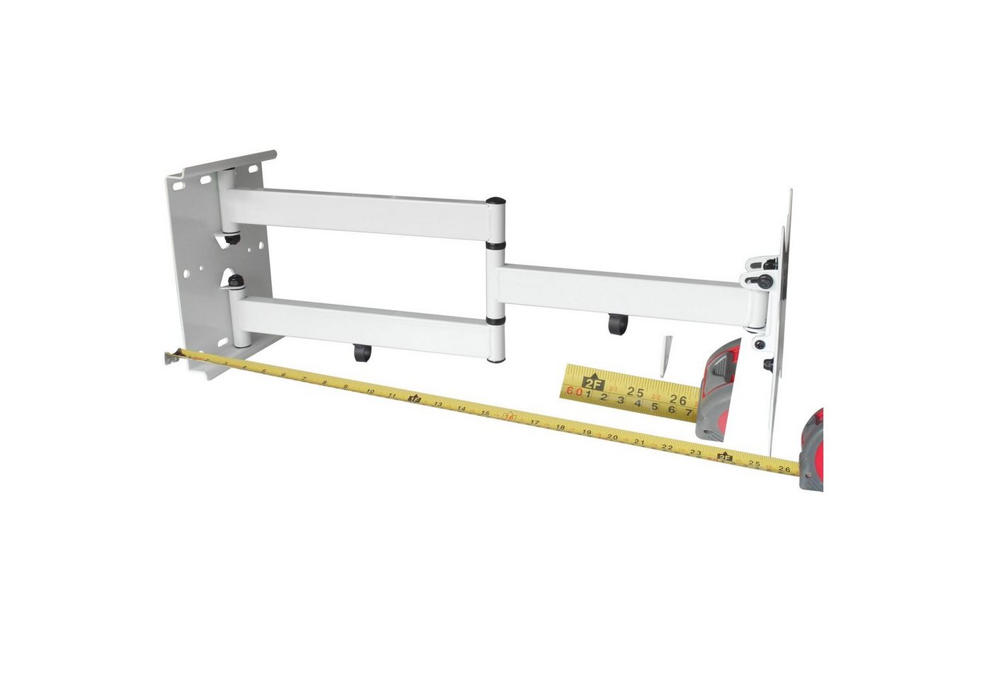 Drall Instruments TV-Wandhalterung L22W, (bis 50 Zoll, 1-tlg., 1, VESA 100, VESA 200, Wandabstand 65,0 cm, für 16" bis 50" Zoll Fernseher Monitore, schwenkbar,  – Bild 3 von 5