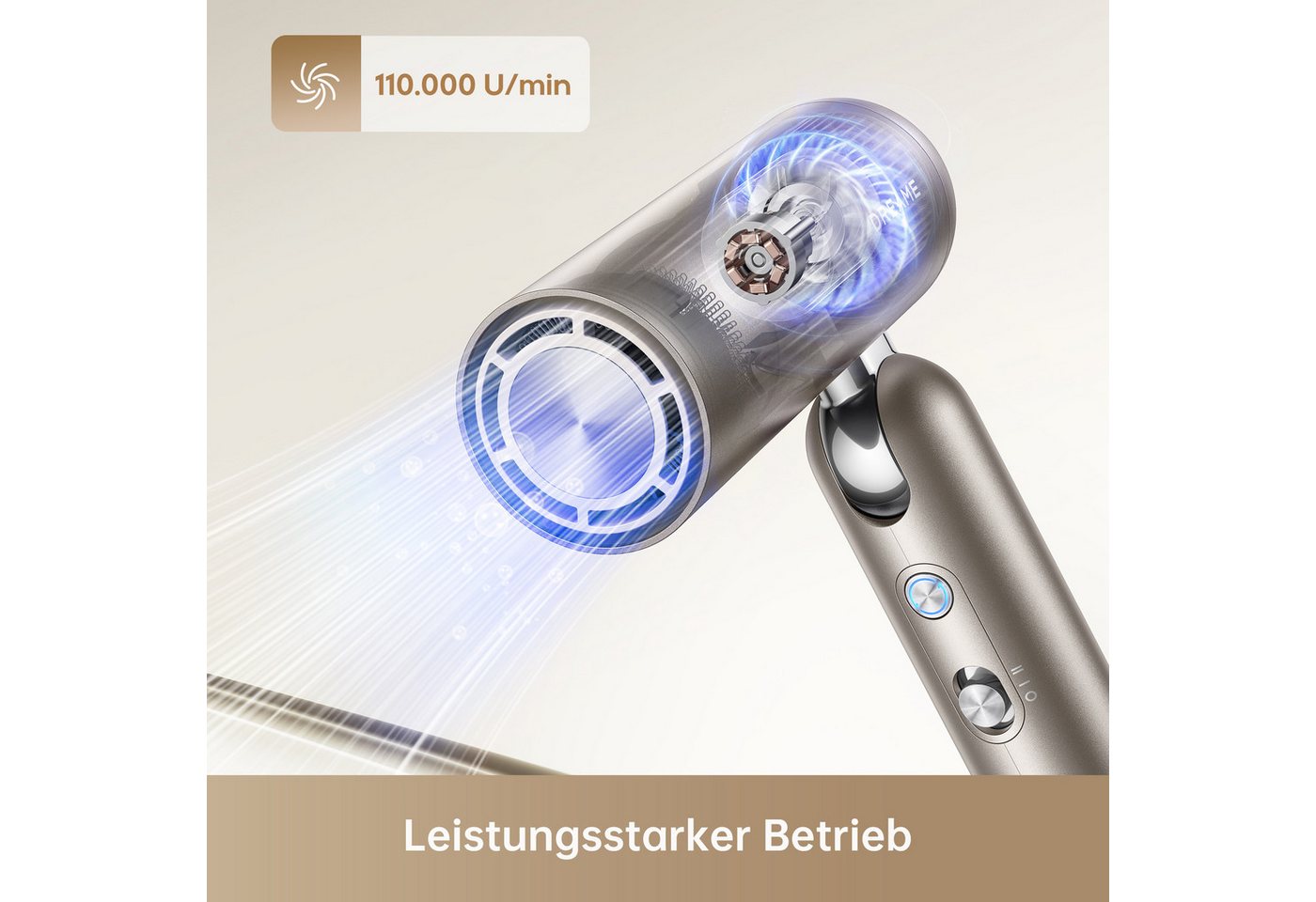 Dreame Haartrockner Pocket Neo 2, 1300 W – Bild 5 von 5