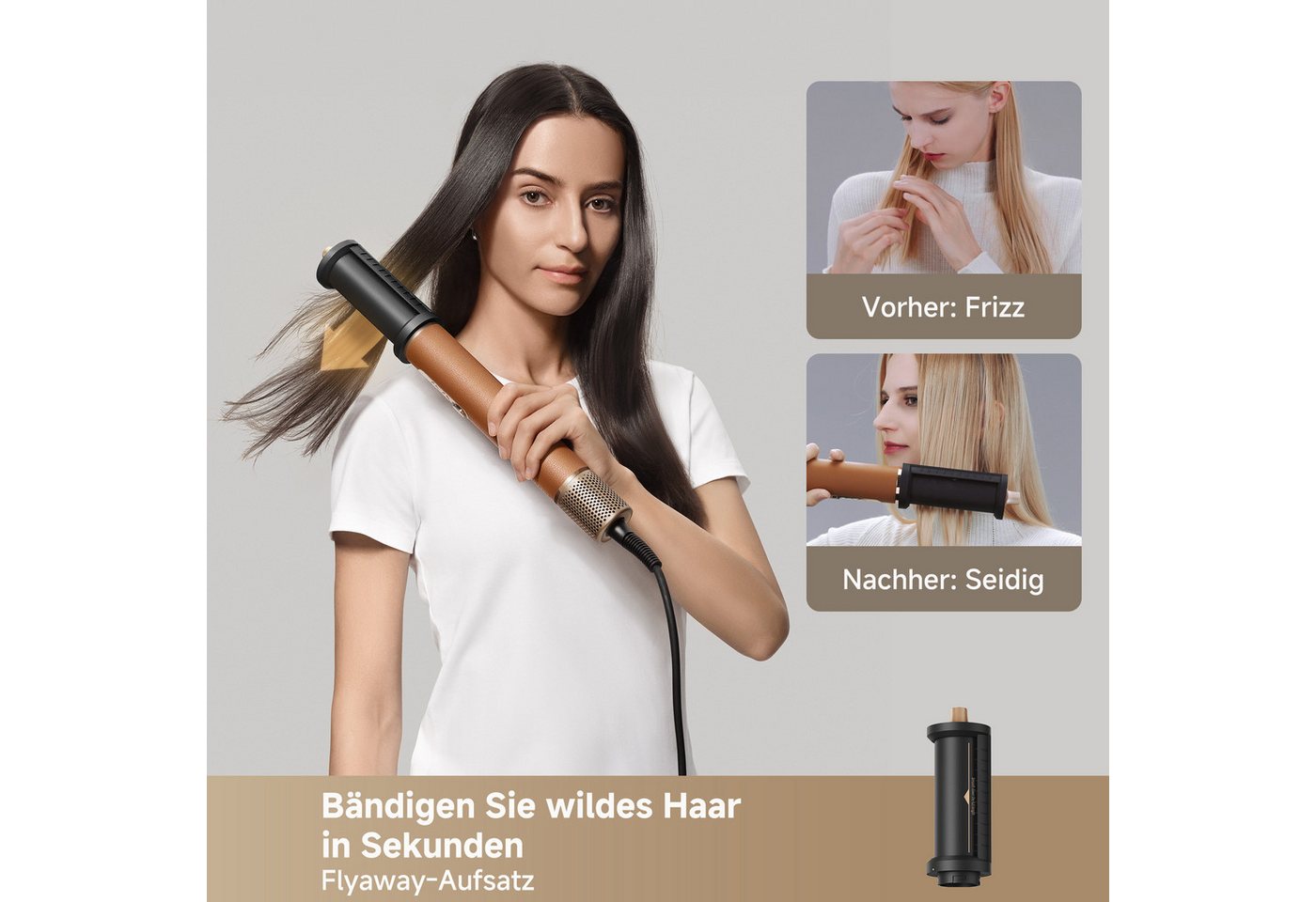 Dreame Multihaarstyler AirStyle Pro 2, Multi-Haarstyler, Lockenwickler, Hitzeschutz – Bild 3 von 5