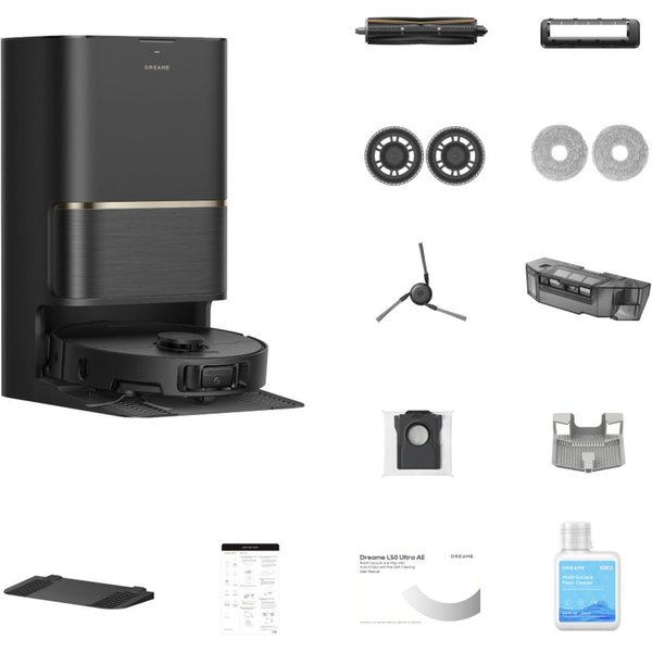 Dreame Saugroboter L50 Ultra AE, 600 W, beutellos, Basisstation, App-Steuerung