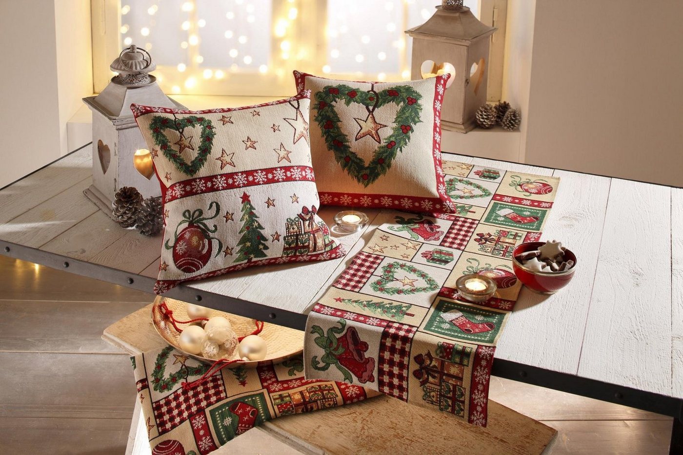 Dreams Tischläufer Gobelin, Weihnachtsdeko (1-tlg), verschiedene Größen – Bild 2 von 4