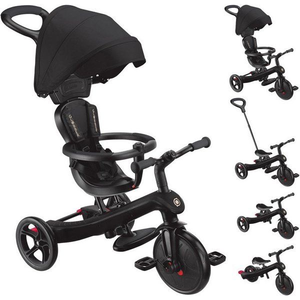 Globber Dreirad 634-120 GLOBBER EXPLORER TRIKE 4in1 schwarz