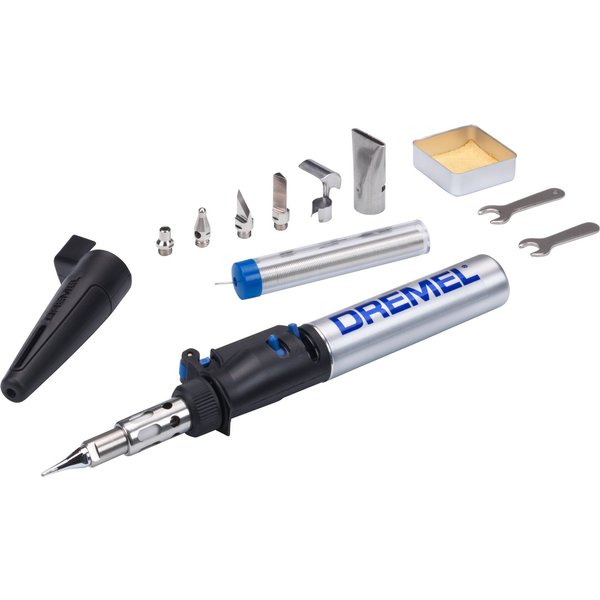 DREMEL Lötkolben »VersaTip« (2000-6), Gas, Piezo, Tankinhalt 12ml, Multifunktionaler Butangas Lötkolben