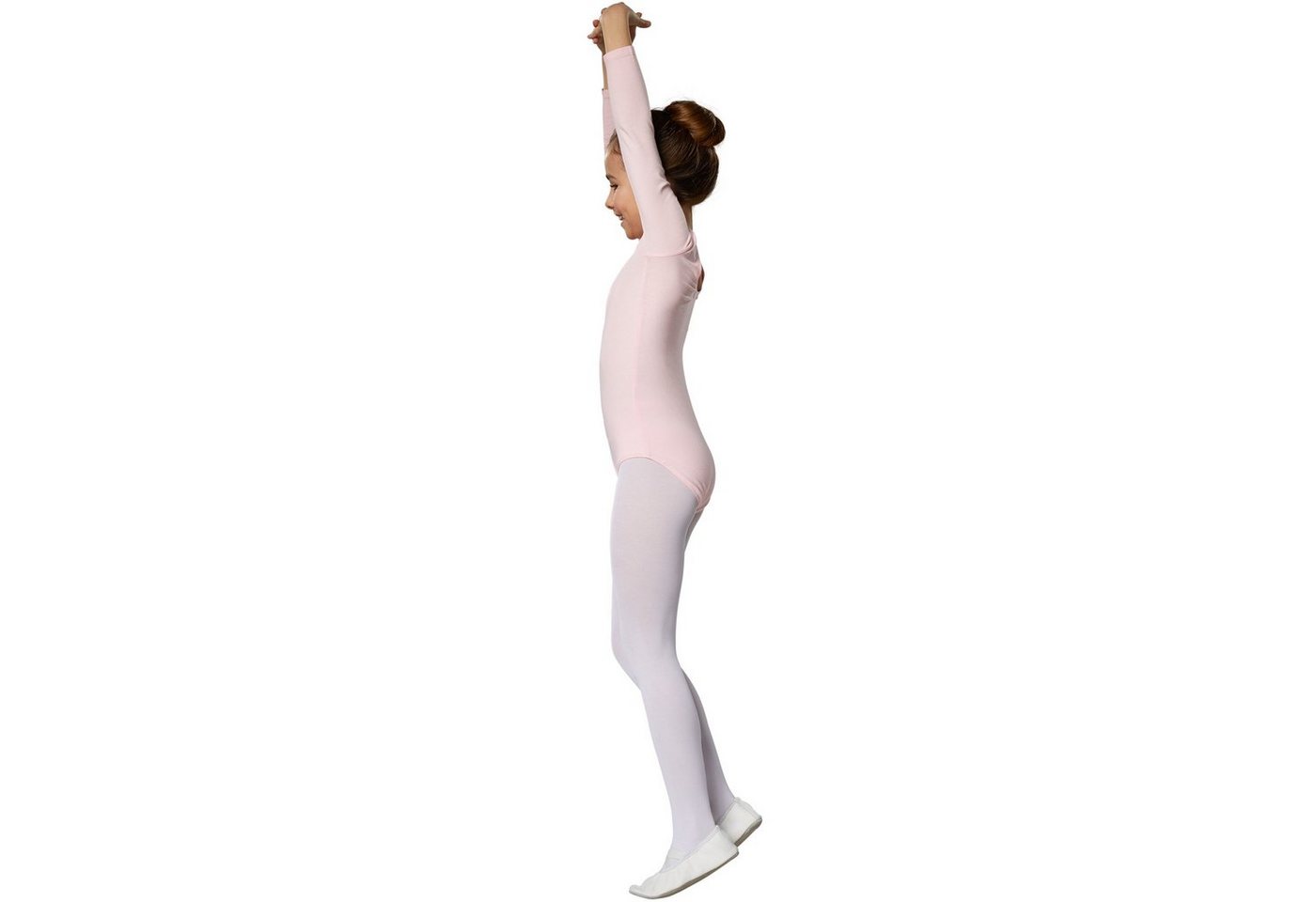 dressforfun Body Langarmeinteiler, Vielseitig kombinierbar, Hoher Tragekomfort (Unterziehoberteil, Konfektionsgröße 128 (7-8 Jahre) in pink) Leicht taillierte F – Bild 2 von 5