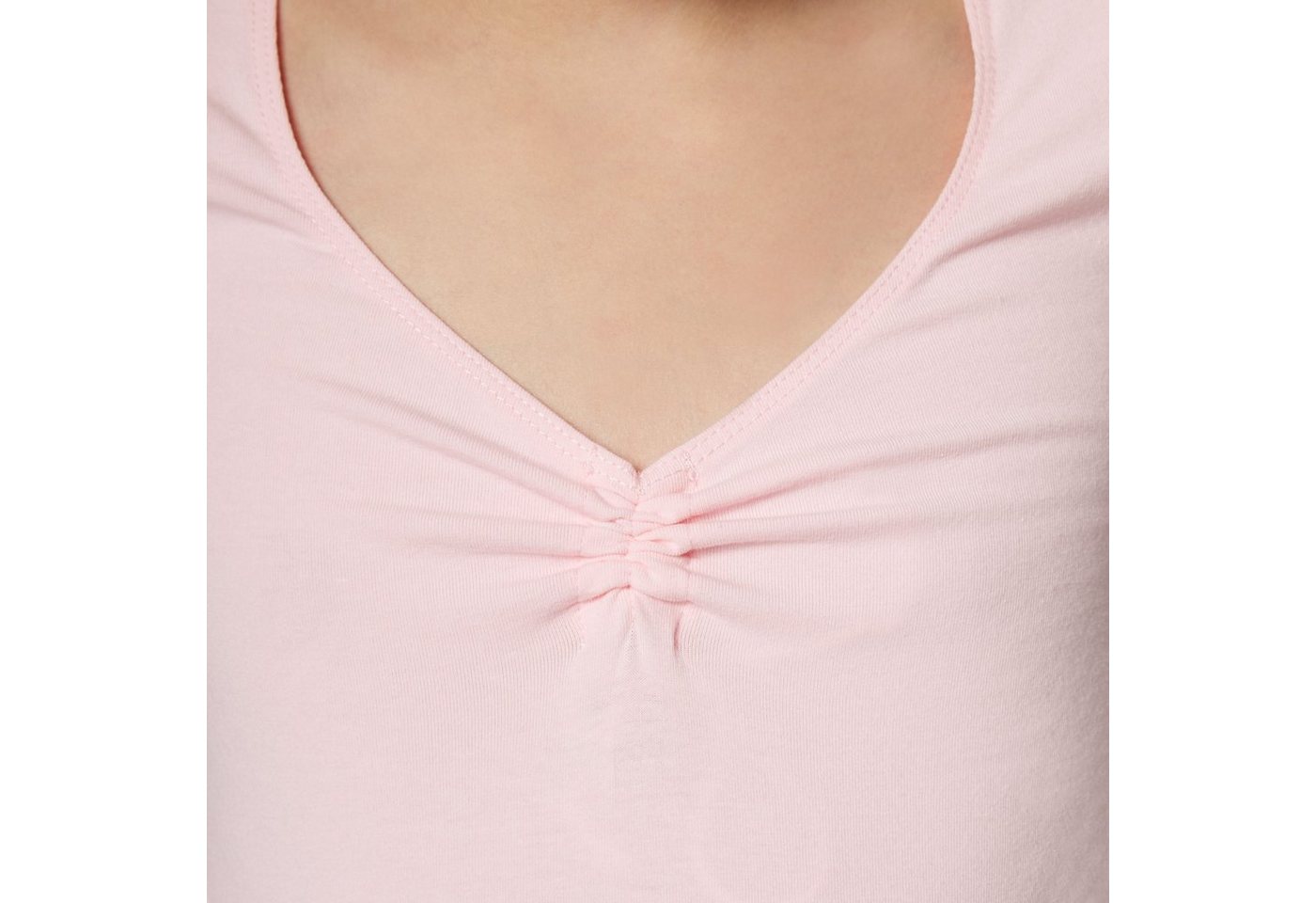 dressforfun Body Langarmeinteiler, Vielseitig kombinierbar, Hoher Tragekomfort (Unterziehoberteil, Konfektionsgröße 128 (7-8 Jahre) in pink) Leicht taillierte F – Bild 4 von 5