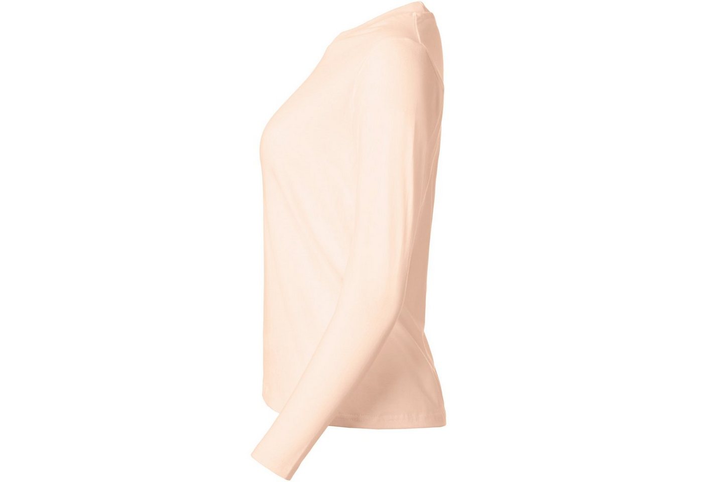 dressforfun Langarmshirt Langarmtop, Für viele Outfits & Auftritte, Rundhals mit (Ärmelshirt, Konfektionsgröße S) Einfarbiges Langarm-Shirt für Frauen, Fester S – Bild 5 von 5