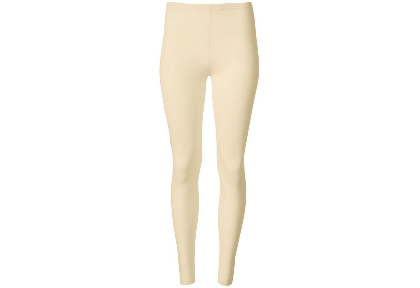 dressforfun Leggings Enghose, Für viele Outfits & Auftritte, Einfarbige Leggings für (Stretchhose, Konfektionsgröße M in creme) Dehnbares und strapazierfähiges  – Bild 2 von 5