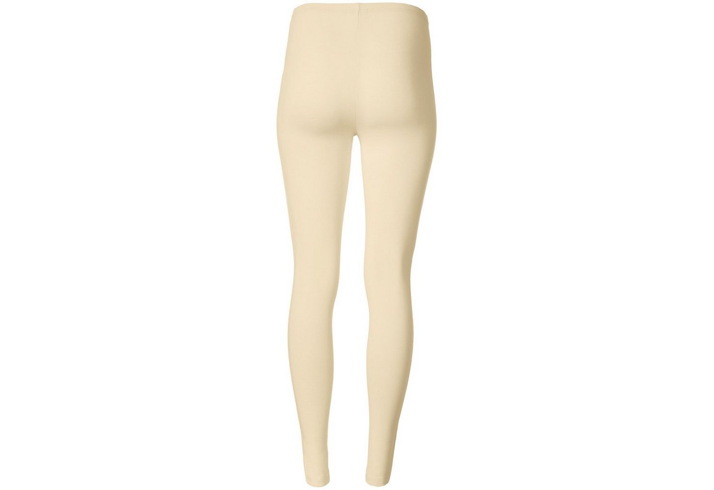 dressforfun Leggings Enghose, Für viele Outfits & Auftritte, Einfarbige Leggings für (Stretchhose, Konfektionsgröße M in creme) Dehnbares und strapazierfähiges  – Bild 5 von 5