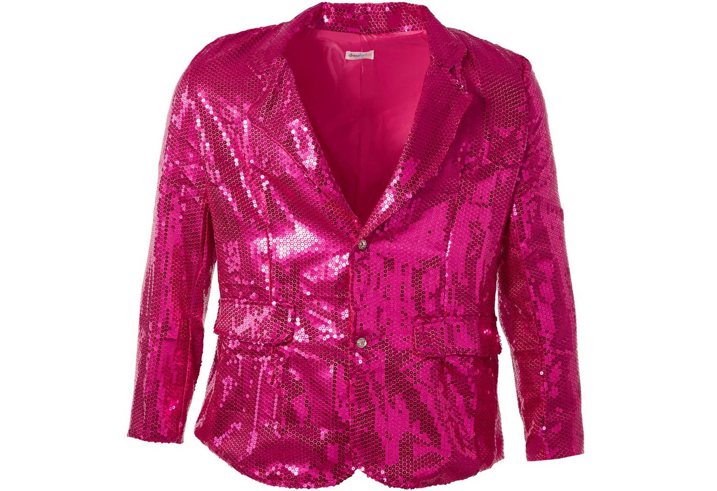 dressforfun Sakko Jackett, Für viele Outfits und Anlässe, Ziertaschen an den Seiten (Anzugjacke, Konfektionsgröße L in pink) Hoher Tragekomfort, guter Sitz, Kra – Bild 2 von 5