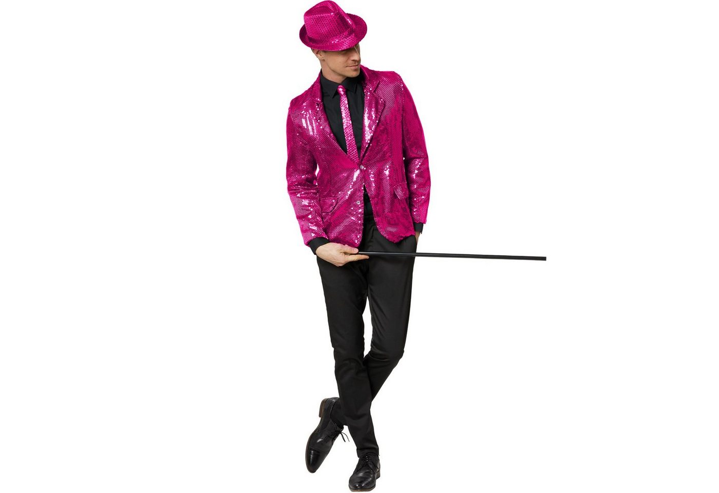dressforfun Sakko Jackett, Für viele Outfits und Anlässe, Ziertaschen an den Seiten (Anzugjacke, Konfektionsgröße L in pink) Hoher Tragekomfort, guter Sitz, Kra – Bild 3 von 5