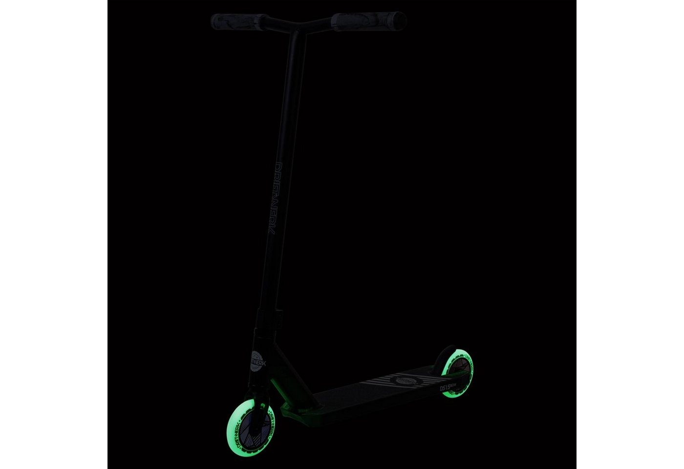 Driftwerk Stuntscooter Freestyle Kinderroller Tretroller DS1.5 Glow in The Dark, Räder leuchten im Dunkeln – Bild 2 von 5