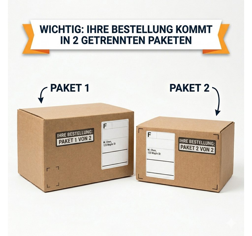 Dripex Schminktisch mit Spiegel, Hocker und Schubladen, Weiß, 87 x 38,3 x 141,5 cm, Mit seitlichem Stauraum – Bild 3 von 5